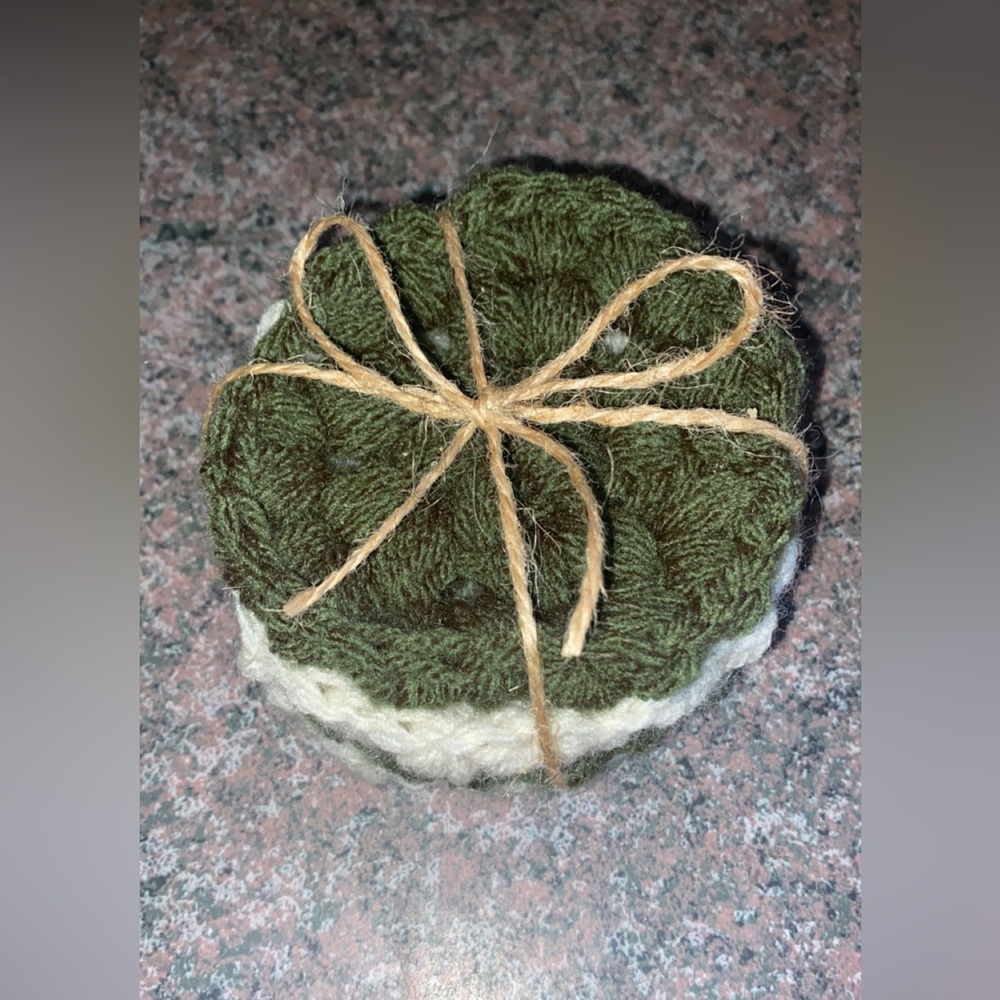 Rustic Christmas Coasters